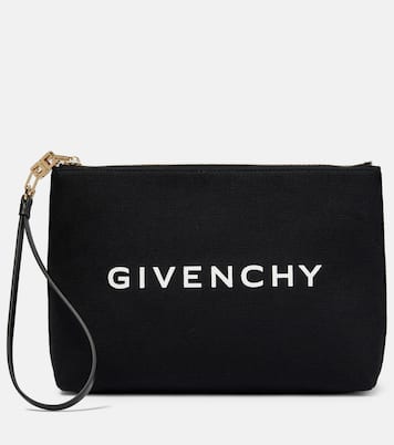 Clutch in canvas di misto cotone | Givenchy