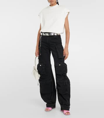 Mules Devon en cuir verni | The Attico