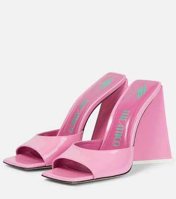 Mules Devon en cuir verni | The Attico