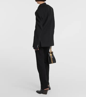 Oversized double-breasted wool-blend jacket | Stella McCartney