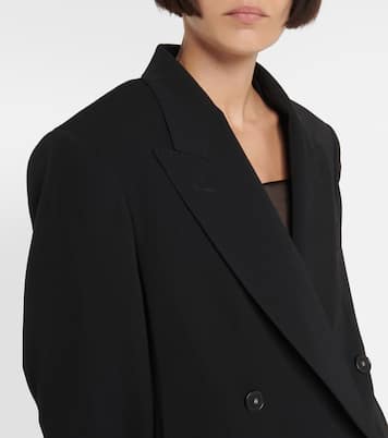 Oversized double-breasted wool-blend jacket | Stella McCartney