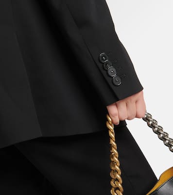 Oversized double-breasted wool-blend jacket | Stella McCartney