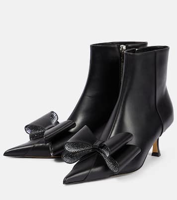 Verzierte Ankle Boots Le Cadeau aus Leder | Mach & Mach