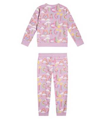 Felpa e pantaloni sportivi in cotone | Stella McCartney Kids