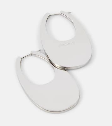 Orecchini Swipe Large con logo | Coperni