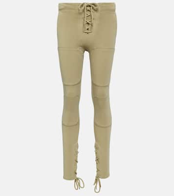 Pantalon slim à taille mi-haute en jean | Entire Studios