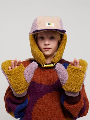 Faux shearling chapka hat | Bobo Choses