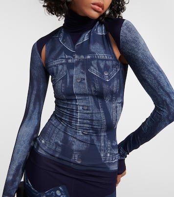 Robe longue Tattoo Collection imprimée | Jean Paul Gaultier