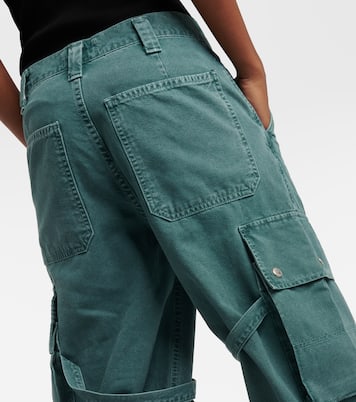 Mid-Rise Wide-Leg Jeans Vivian Strap | Agolde
