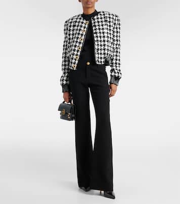 Houndstooth tweed jacket | Balmain