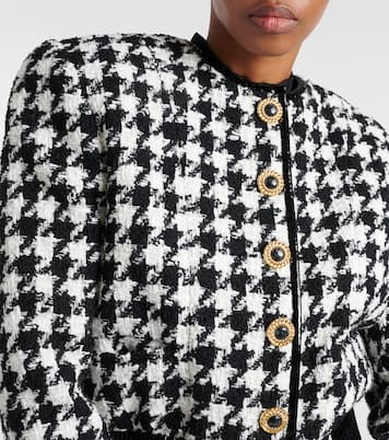 Houndstooth tweed jacket | Balmain