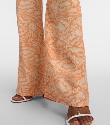 Mid-Rise-Hose aus Seide | Stella McCartney