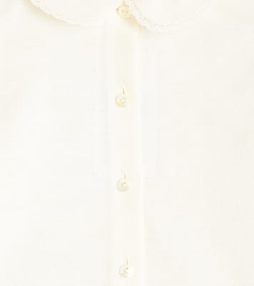 Baby - Camicia in jacquard di cotone GG | Gucci Kids