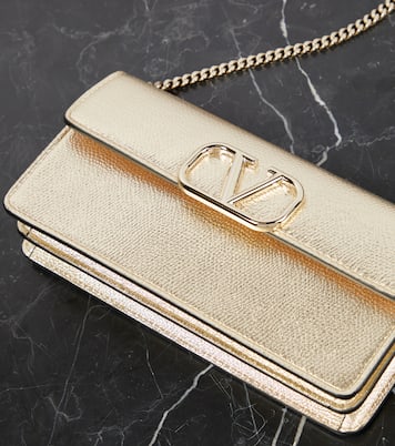 Portafoglio VLogo Small in pelle con tracolla | Valentino Garavani