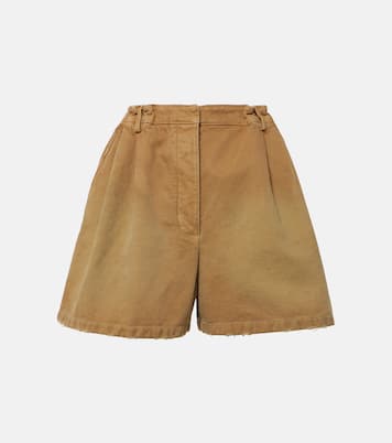 Short en toile de coton | Prada