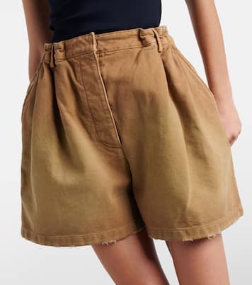 Short en toile de coton | Prada