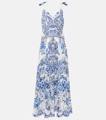 Maxikleid Glaze and Graze aus Leinen und Seide | Camilla