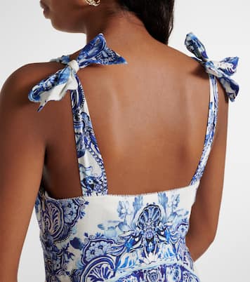 Maxikleid Glaze and Graze aus Leinen und Seide | Camilla