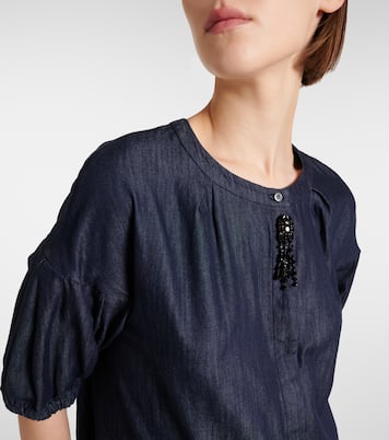 Robe brodée en jean  | 'S Max Mara