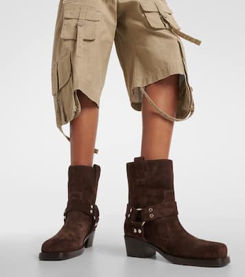 Bottines rangers Roxy 45 en daim | Paris Texas