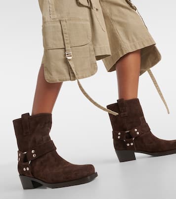 Bottines rangers Roxy 45 en daim | Paris Texas