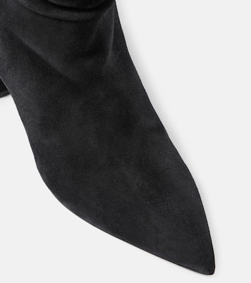 Anja suede over-the-knee boots | Paris Texas