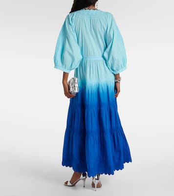 Vestido largo de popelín de algodón | Juliet Dunn