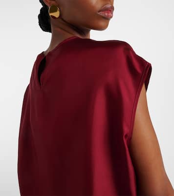 Top Dasha aus Seiden-Twill | Asceno