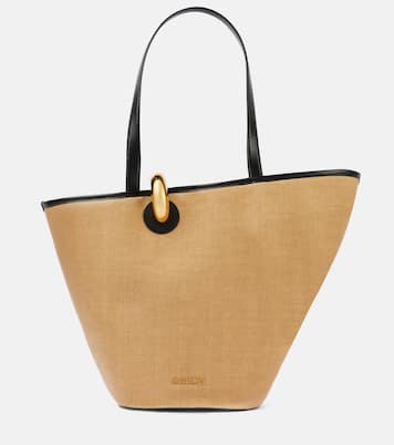 Le Bambola leather-trimmed basket bag | Jacquemus