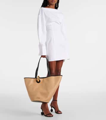 Le Bambola leather-trimmed basket bag | Jacquemus