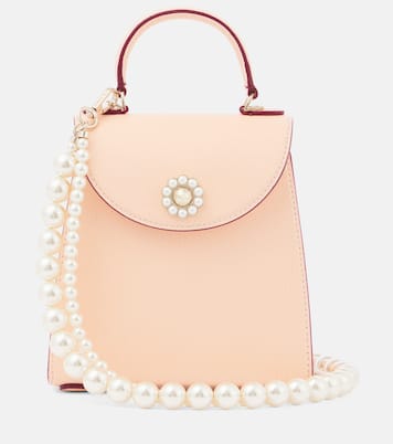 Sac Valentine Mini en cuir à ornements | Simone Rocha