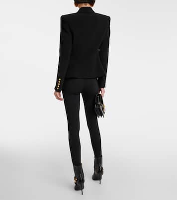 Single-breasted crêpe blazer | Balmain