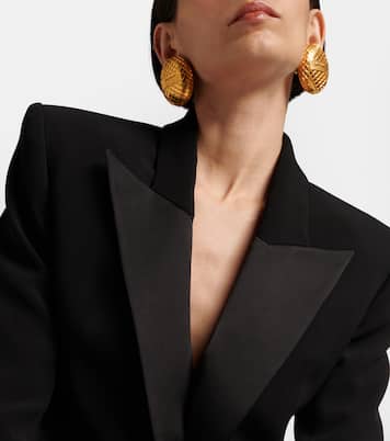 Single-breasted crêpe blazer | Balmain