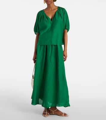 Blouse Kristen en coton et soie | Velvet