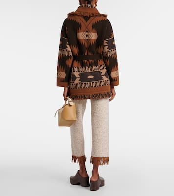 Icon Jacquard cashmere cardigan | Alanui