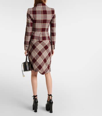 Drunken Tailored checked wool blazer  | Vivienne Westwood