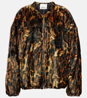 Delima leopard-print bomber jacket | Isabel Marant