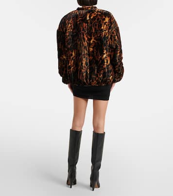 Delima leopard-print bomber jacket | Isabel Marant