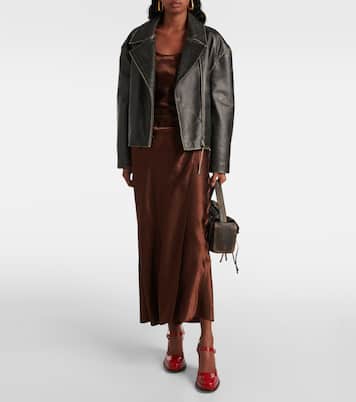 Malasana leather platform pumps | Souliers Martinez