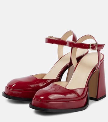 Malasana leather platform pumps | Souliers Martinez