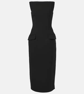 Vestido bustier de gabardina | Sportmax