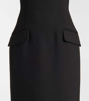 Vestido bustier de gabardina | Sportmax