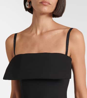 Vestido bustier de gabardina | Sportmax