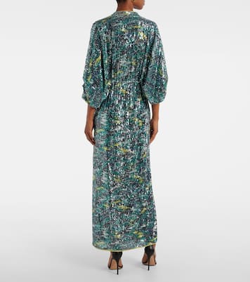 Abito lungo Jessel con stampa | Diane von Furstenberg