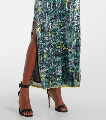 Abito lungo Jessel con stampa | Diane von Furstenberg