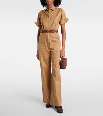 Raffia-effect penny loafers | Max Mara