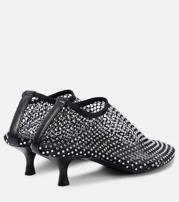Pumps Minette a rete con cristalli | Christopher Esber