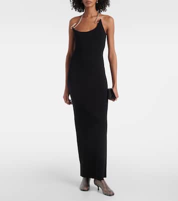 Pumps Minette a rete con cristalli | Christopher Esber
