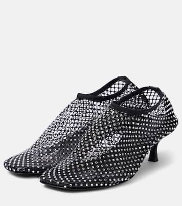 Pumps Minette a rete con cristalli | Christopher Esber