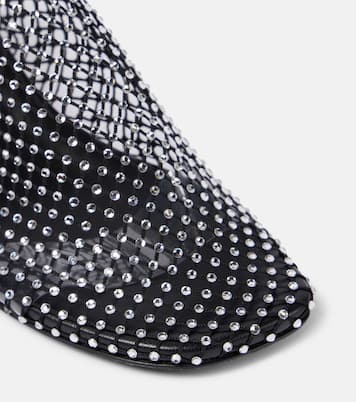 Pumps Minette a rete con cristalli | Christopher Esber